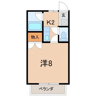 あすなろハウス【2階】の間取り