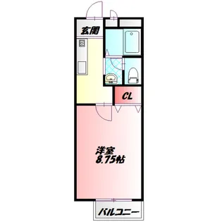 メゾン・ド・ボヌールA棟【2階】の間取り