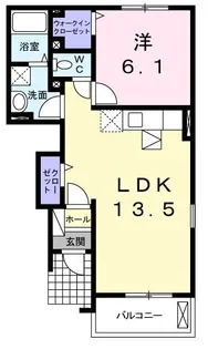 Village水車IV【1階】の間取り