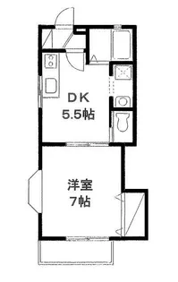 ロイヤル・ナカムラII【2階】の間取り
