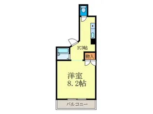 ベルフラワー【4階】の間取り