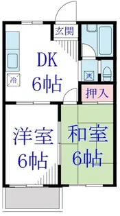 ベルテ東金【2階】の間取り