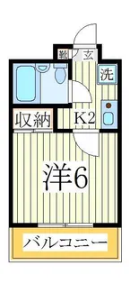 ユーゴーハイツ【3階】の間取り