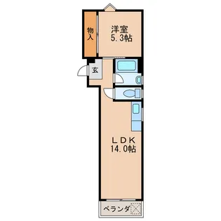 小川ビル【3階】の間取り