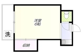 ソリューション門前仲町【3階】の間取り