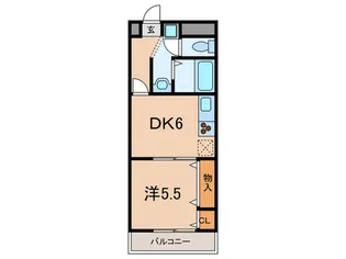 マンション美苑【3階】の間取り