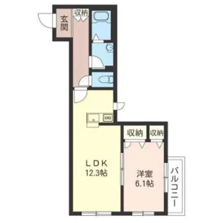 ファミール潮田【2階】の間取り