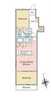 ロワジール西ヶ原【1階】の間取り