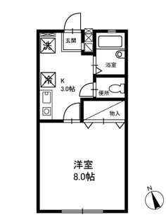 グリーンハイツ【2階】の間取り