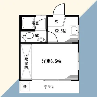 セレーノ永福【1階】の間取り