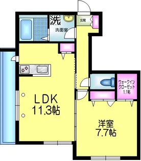 フルール【2階】の間取り