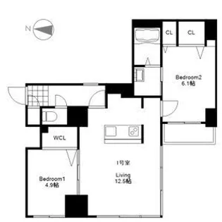 スペチアーレ・プリーモ【2階】の間取り