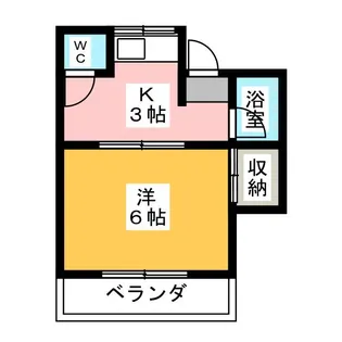 松風荘【1階】の間取り