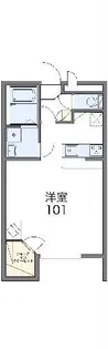 レオパレスシェルエトワール【2階】の間取り