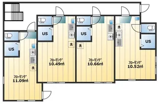 仮称)アーバンプレイス東長崎【1階】の間取り