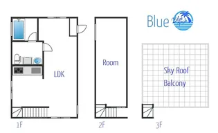 Mare e Cagnolino湘南逗子【2階】の間取り