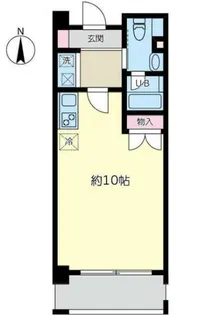 ウェルカーサ横浜関内【7階】の間取り