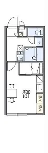 レオパレスコンドミニアム【1階】の間取り