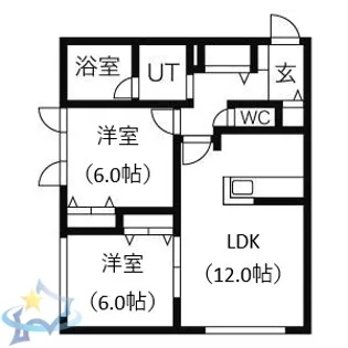 STELLA神宮外苑【2階】の間取り