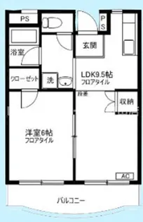 グリーンプラザ御園3【2階】の間取り
