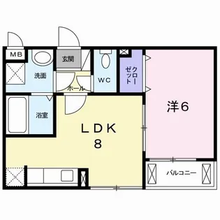エム・ソーレ【2階】の間取り