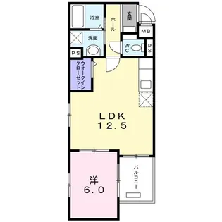 リベルテ【4階】の間取り