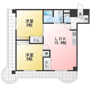 アルティザ松本【6階】の間取り