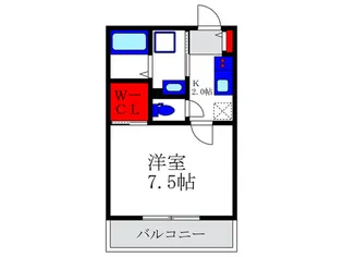 REGIES柴原阪大前II【1階】の間取り