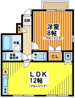 ロータス南台【2階】の間取り