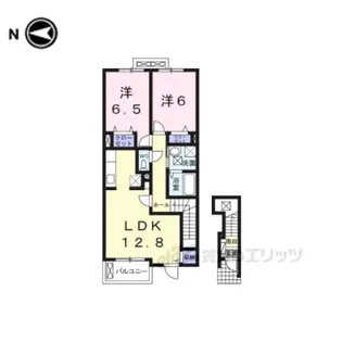 グランドソレイユA【2階】の間取り
