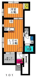 リバティーヴィラ【1階】の間取り