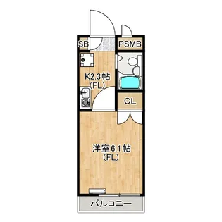 エミネント二子玉川【1階】の間取り
