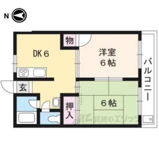 西喜マンション【1階】の間取り