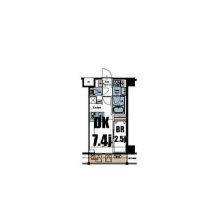 ラグゼナ横浜鶴見II【7階】の間取り