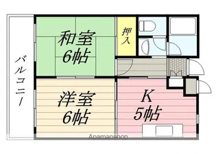 カルム緑地公園II【1階】の間取り