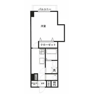 藤和横浜西口ハイタウン(トウワヨコハマニシグチ)【3階】の間取り