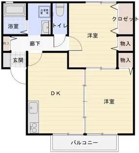 スプランドゥールD【2階】の間取り
