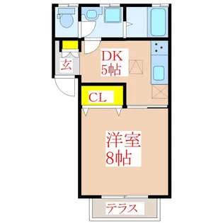 エスポワール【1階】の間取り