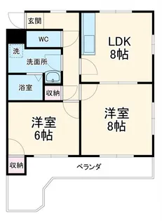 シンシアII【2階】の間取り