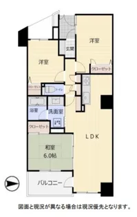クレッセント品川【3階】の間取り