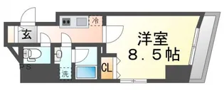 RIDGE江坂【7階】の間取り