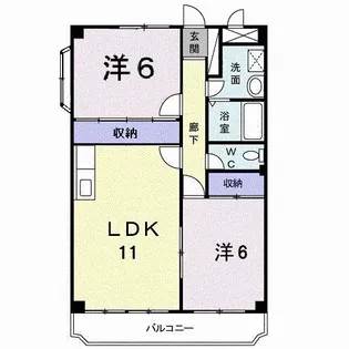 シルベール【2階】の間取り