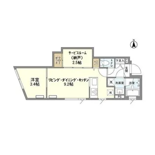 Grande Ikebukuro honcho【4階】の間取り
