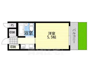 朝日プラザ新大阪アネックス【1階】の間取り