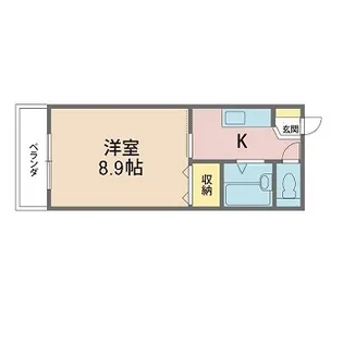 アップルコート【4階】の間取り