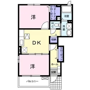 フェアリーエリア B棟【1階】の間取り