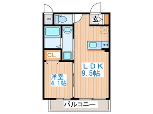 プランドール・アントレ【2階】の間取り