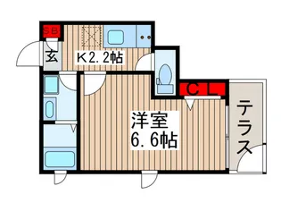 SWEET RESIDENCE【1階】の間取り