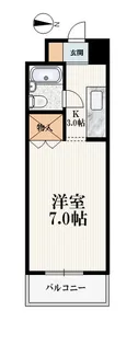 パークレイン中村【3階】の間取り