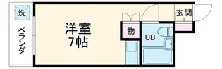 シティハイツ三条【3階】の間取り